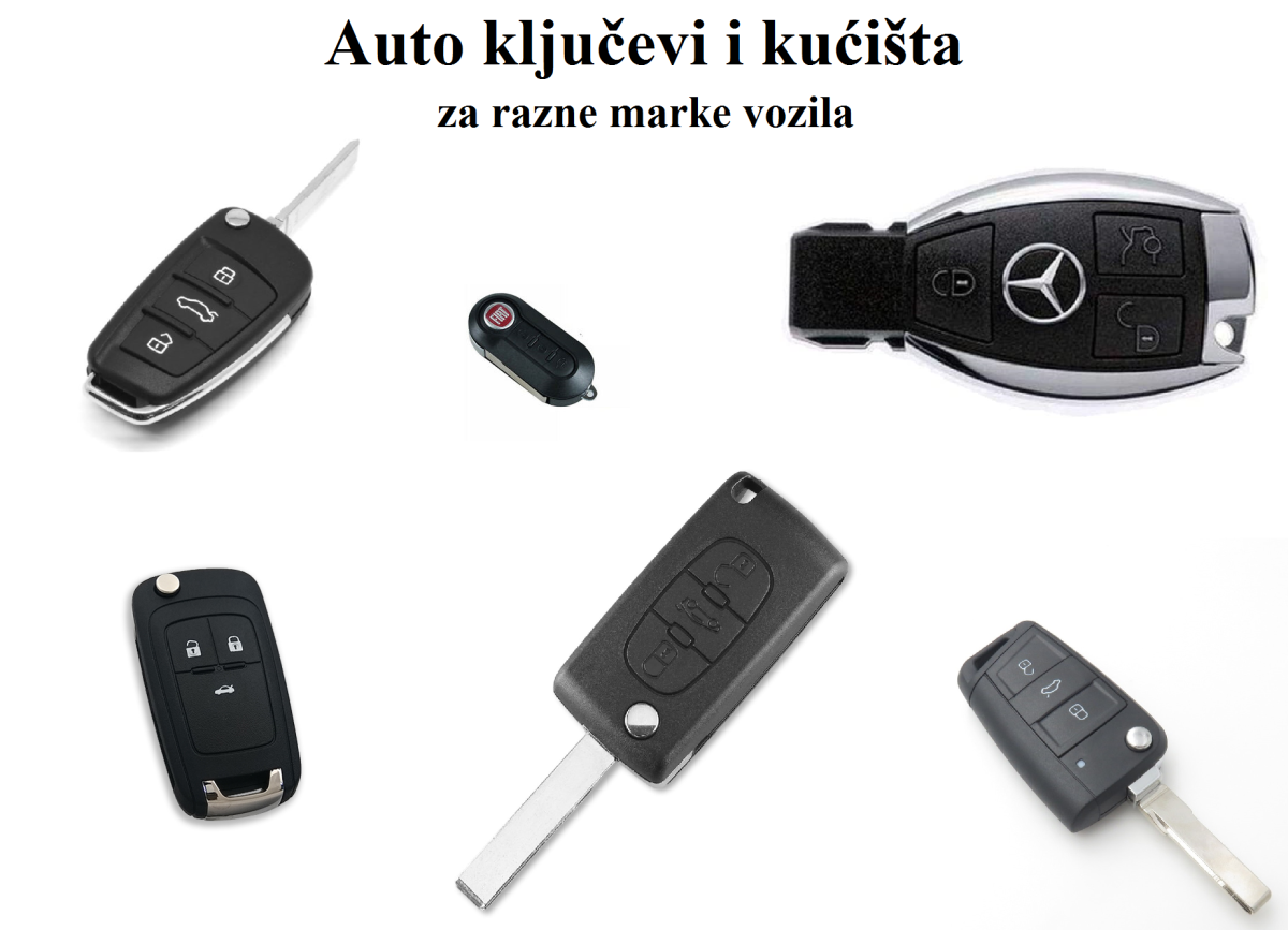 AUTO KLJUČ, KLJUČAR, KUĆIŠTE, KODIRANI KLJUČ, INTERVENCIJE