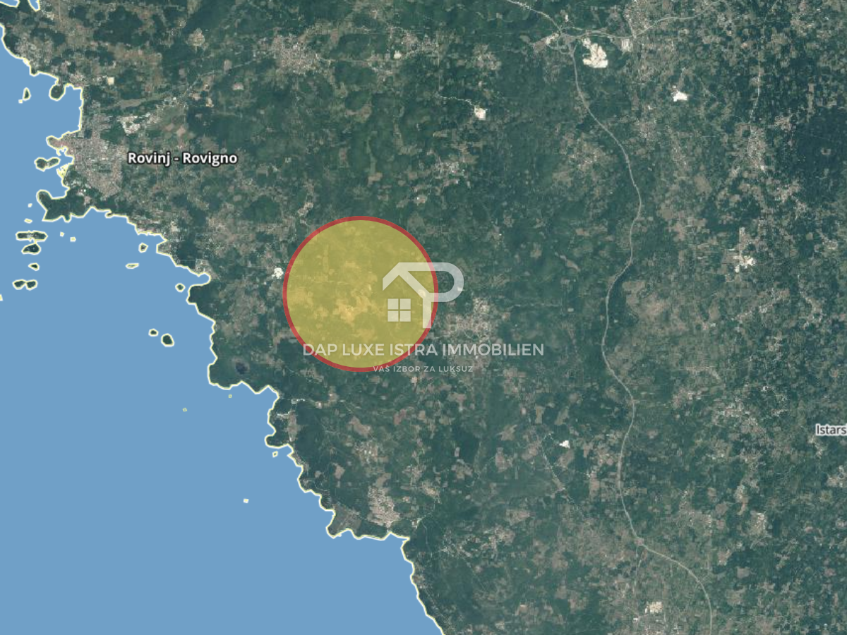 Bale građevinsko zemljište s pogledom na more i dozvolom