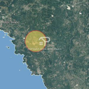Bale građevinsko zemljište s pogledom na more i dozvolom