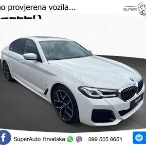 BMW 520d Aut. M Sport 190 KS, ACC+LED+KAM+4xGR SJED+PANO