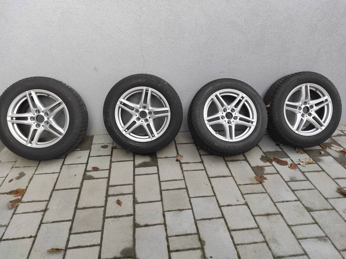 BMW X1, X3, allu felge 17" 5x120 Dunlop Winter 225/60R17