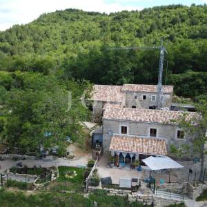 Cerovlje, okolica, istarska stancija sa dvije kuće i prostranom okućnicom