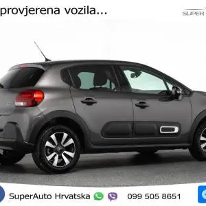 Citroen C3 1.2 PureTech Max 110 KS, LED+TEM+KAM+PDC+NAVI