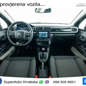 Citroen C3 1.2 PureTech Max 110 KS, LED+TEM+ASIST+NAVI+KAM+PDC