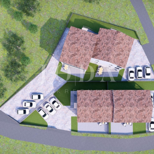 Čižići, Otok Krk, stan u novogradnji 2S+DB, prizemlje