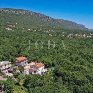 Crikvenica - zaleđe, kuća sa tri stana na rubu zelenog pojasa