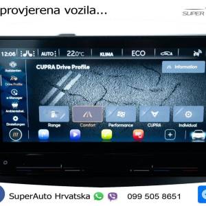 Cupra Born 82 kWh eBoost 231 KS, ACC+KAM+GR SJED+VIRT+NAVI