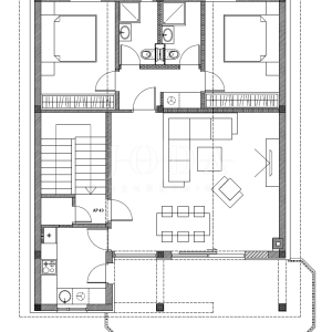 Dramalj, novouređena kuća s pet apartmana i bazenom