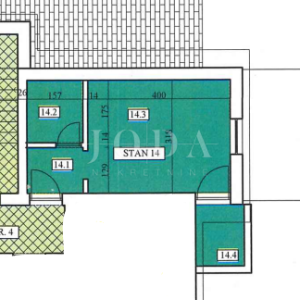 Dramalj studio apartman sa parkingom
