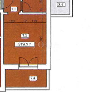 Dramalj studio apartman sa parkingom