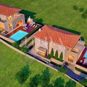 Dvije samostojeće kuće s projektom, 100m od mora! otok Krk