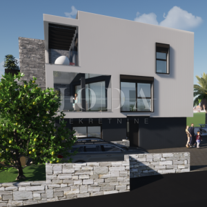Dvoetažni apartman s pogledom na more, novogradnja Punat