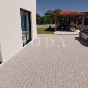 Dvojna kuća s bazenom, roh bau, Vrbnik-okolica