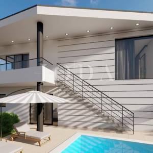 Dvojna villa u izgradnji, Malinska - otok Krk
