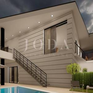 Dvojna villa u izgradnji, Malinska - otok Krk