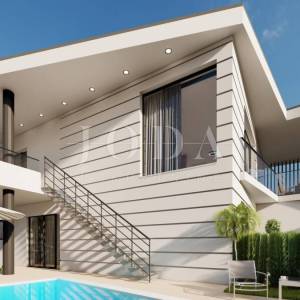 Dvojna villa u izgradnji, Malinska - otok Krk