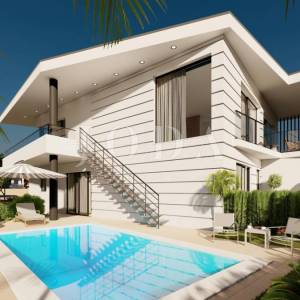 Dvojna villa u izgradnji, Malinska - otok Krk
