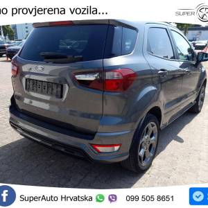 Ford EcoSport 1.0 EcoBoost ST line 125 KS, LED+TEM+GR SJED+KAM+PDC+S&S