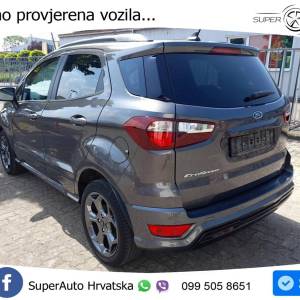 Ford EcoSport 1.0 EcoBoost ST line 125 KS, LED+TEM+GR SJED+KAM+PDC+S&S