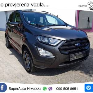 Ford EcoSport 1.0 EcoBoost ST line 125 KS, LED+TEM+GR SJED+KAM+PDC+S&S
