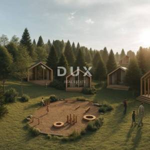 GORSKI KOTAR, STARI LAZ - zemljište i idejni projekt za izgradnju prvog boutique family resorta u regiji