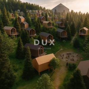 GORSKI KOTAR, STARI LAZ - zemljište i idejni projekt za izgradnju prvog boutique family resorta u regiji