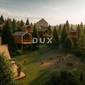 GORSKI KOTAR, STARI LAZ - zemljište i idejni projekt za izgradnju prvog boutique family resorta u regiji