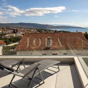 Grad Krk - penthouse s pogledom na more
