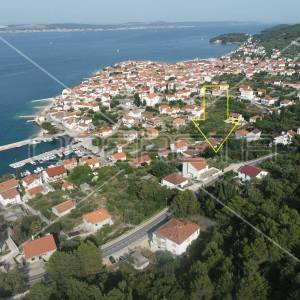 Građevinsko zemljište, 130 m do mora, površina 426 m2, Kali, Ugljan