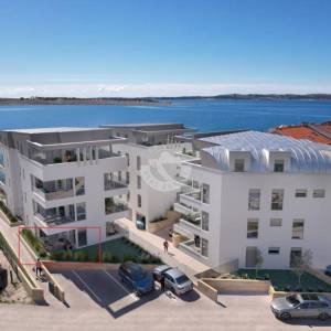 Hrvatska, Pag, Povljana, Luksuzni apartmani, 56.07 m2, Prvi red do mora, S1