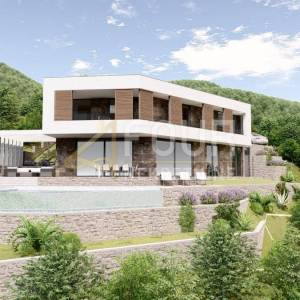 Ičići, samostojeća kuća s bazenom - novogradnja