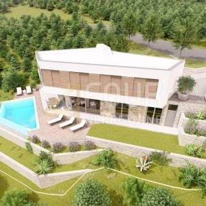 Ičići, samostojeća kuća s bazenom - novogradnja