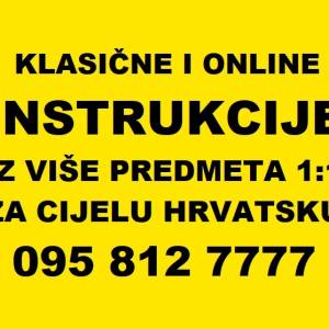 INSTRUKCIJE IZ MATEMATIKE, FIZIKE, KEMIJE, BIOKEMIJE, GOSPODARSKE MAT.