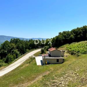ISTRA, CEROVLJE - Samostojeća kuća s panoramskim pogledom