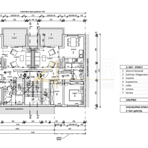 Istra, Fažana, novogradnja, 84.22m2, stan s galerijom, terasa