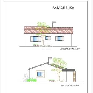 ISTRA, LABIN - Građevinsko zemljište 500 m2 sa projektom