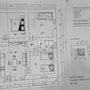 ISTRA, LABIN - Kamena kuća s prostranom okućnicom u blizini mora