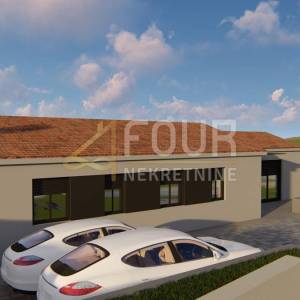 Istra, Labin, moderna prizemnica s bazenom i ljetnom kuhinjom