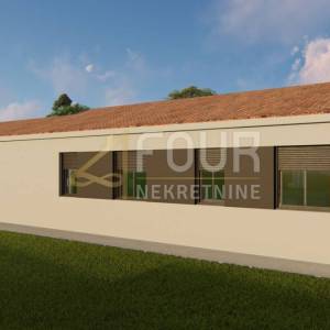 Istra, Labin, moderna prizemnica s bazenom i ljetnom kuhinjom