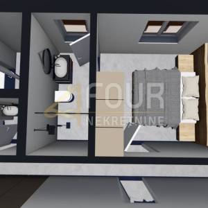 Istra, Labin, moderna prizemnica s bazenom i ljetnom kuhinjom