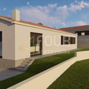 Istra, Labin, moderna prizemnica s bazenom i ljetnom kuhinjom