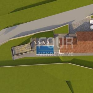 Istra, Labin, moderna prizemnica s bazenom i ljetnom kuhinjom