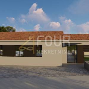 Istra, Labin, moderna prizemnica s bazenom i ljetnom kuhinjom