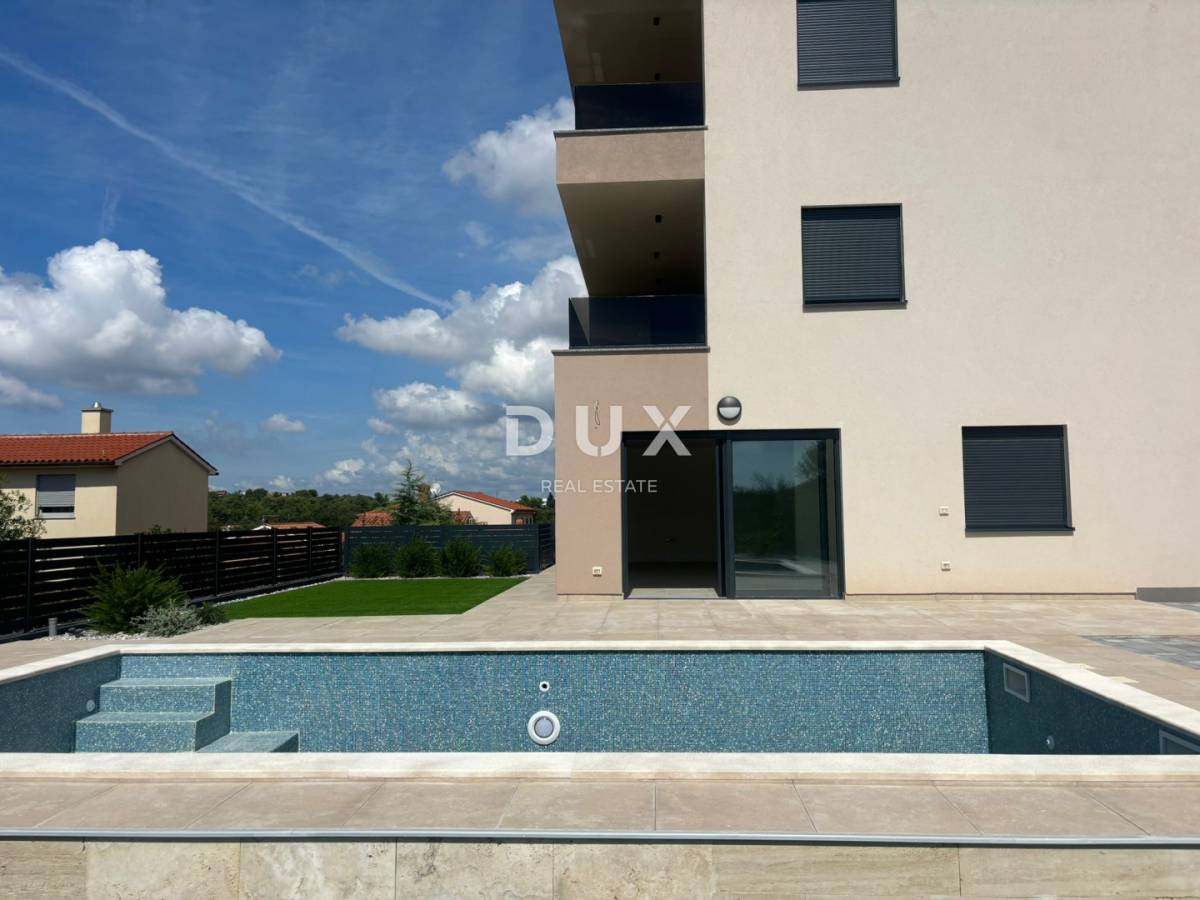 ISTRA, MEDULIN - Luksuzan stan s vrtom, bazenom i garažom! Useljivo - UPORABNA DOZVOLA!