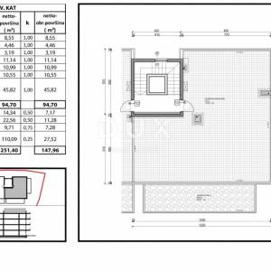 ISTRA, TAR - 3SS+DB Penthouse s krovnom terasom, smješten u visoko kvalitetnoj novogradnji na svega 350m od mora
