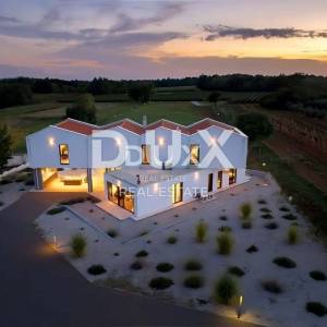 ISTRA, VIŠNJAN – Luksuzna dizajnerska vila s 6 spavaćih soba, bazenom i velikom okućnicom