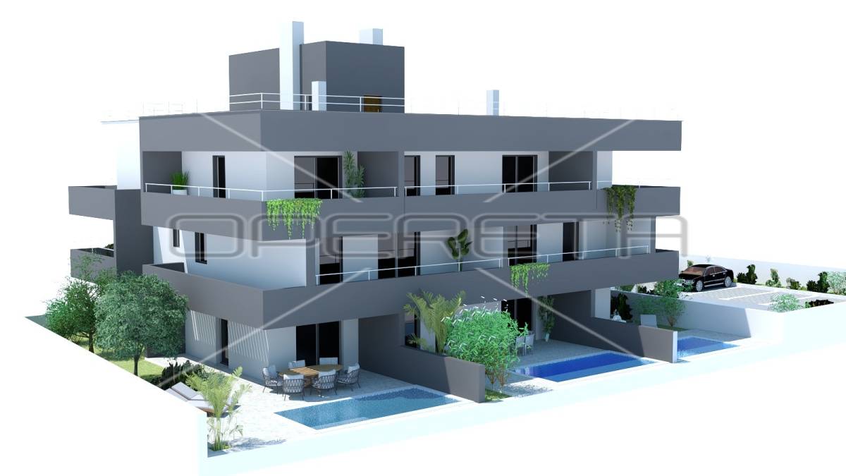 Jednosoban stan S4 u novogradnji sa pogledom na more, Nin, Prodaja