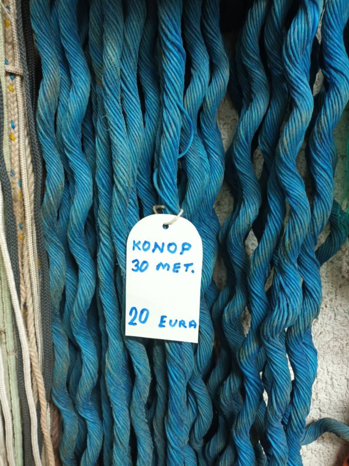 Konopi za sidrenje i privez brodica