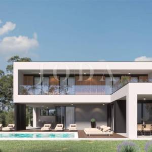 Kršan, moderna Villa na kraju mjesta