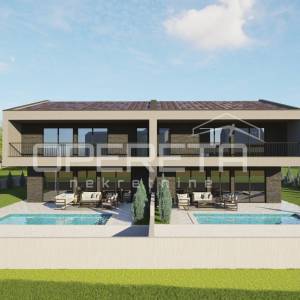 Kuća s bazenom, novogradnja, Istra, Višnjan okolica NKP 219,85m2